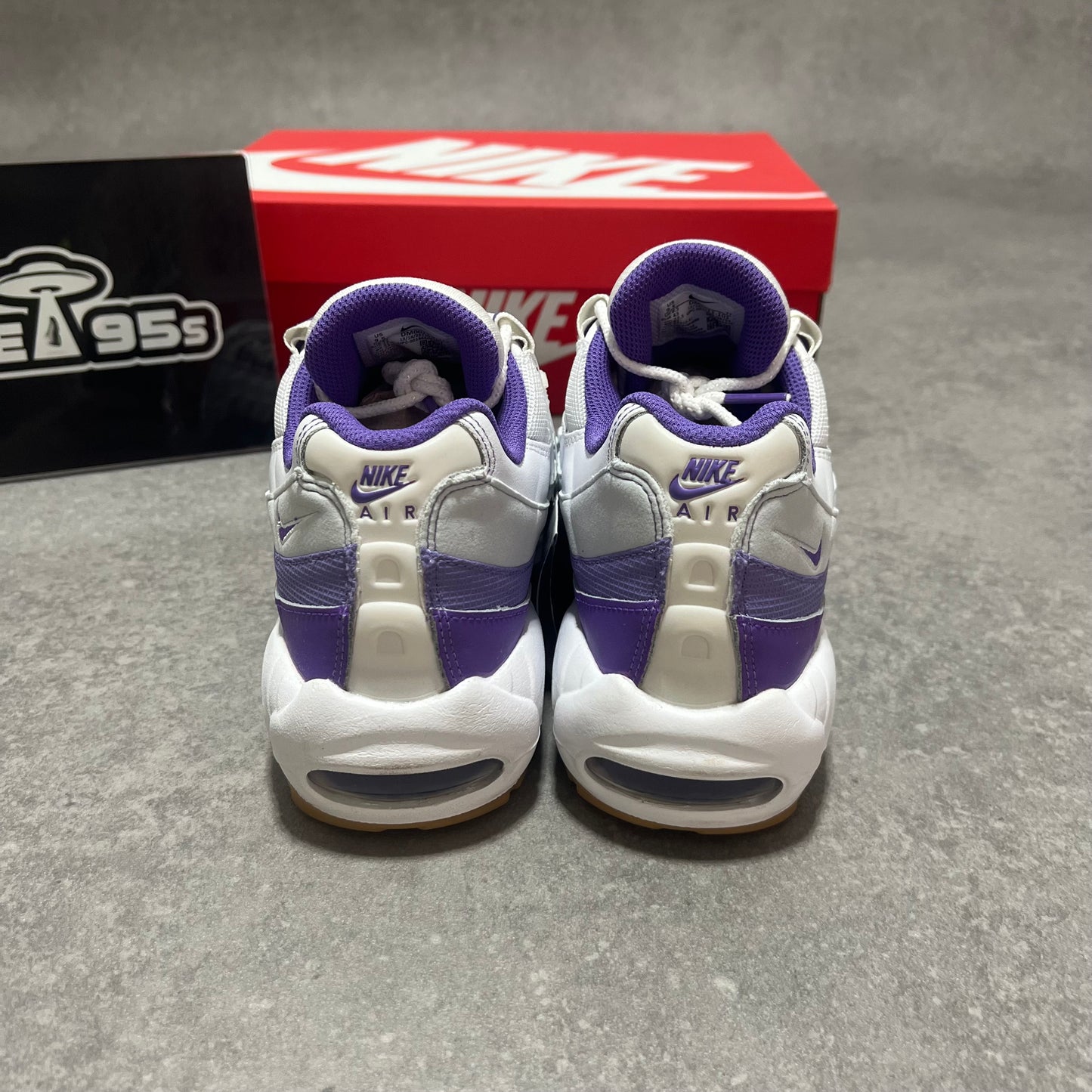 Airmax 95 White Space Purple Gum