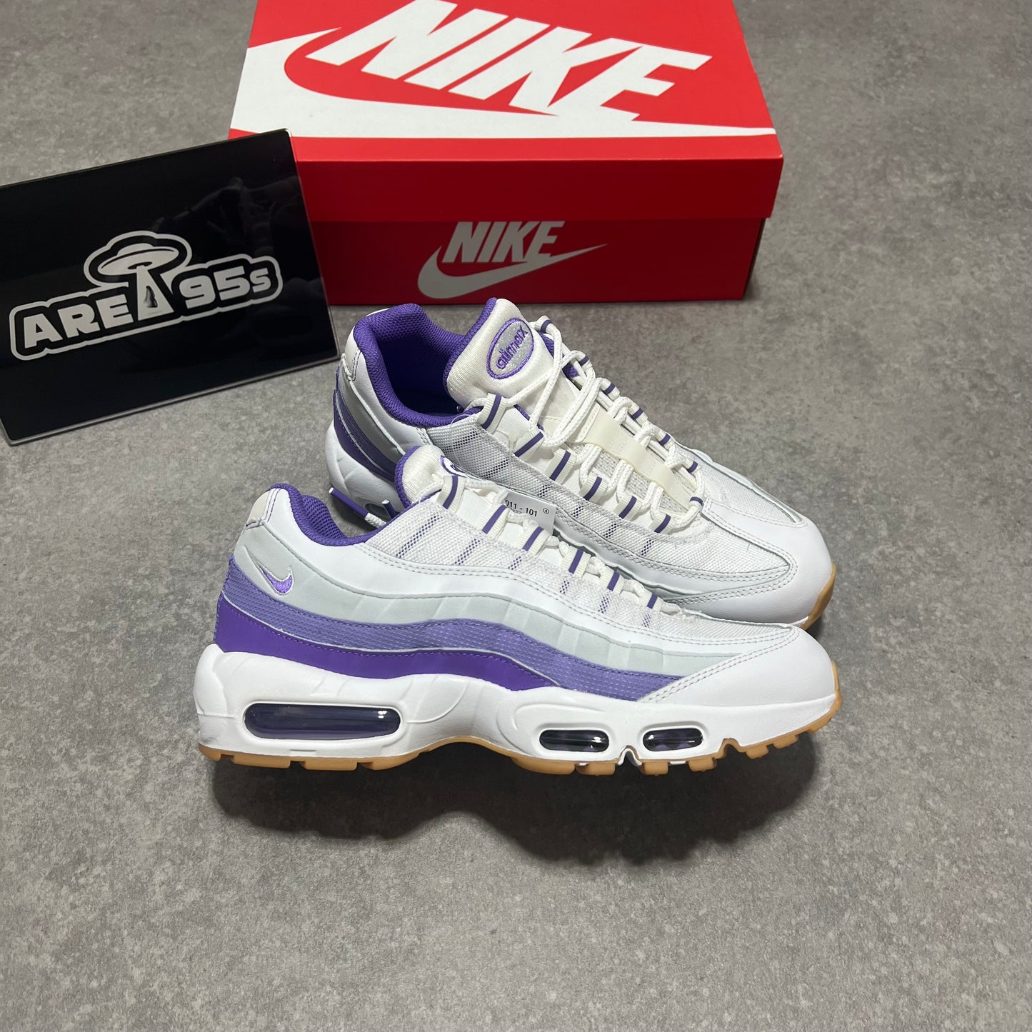 Airmax 95 White Space Purple Gum
