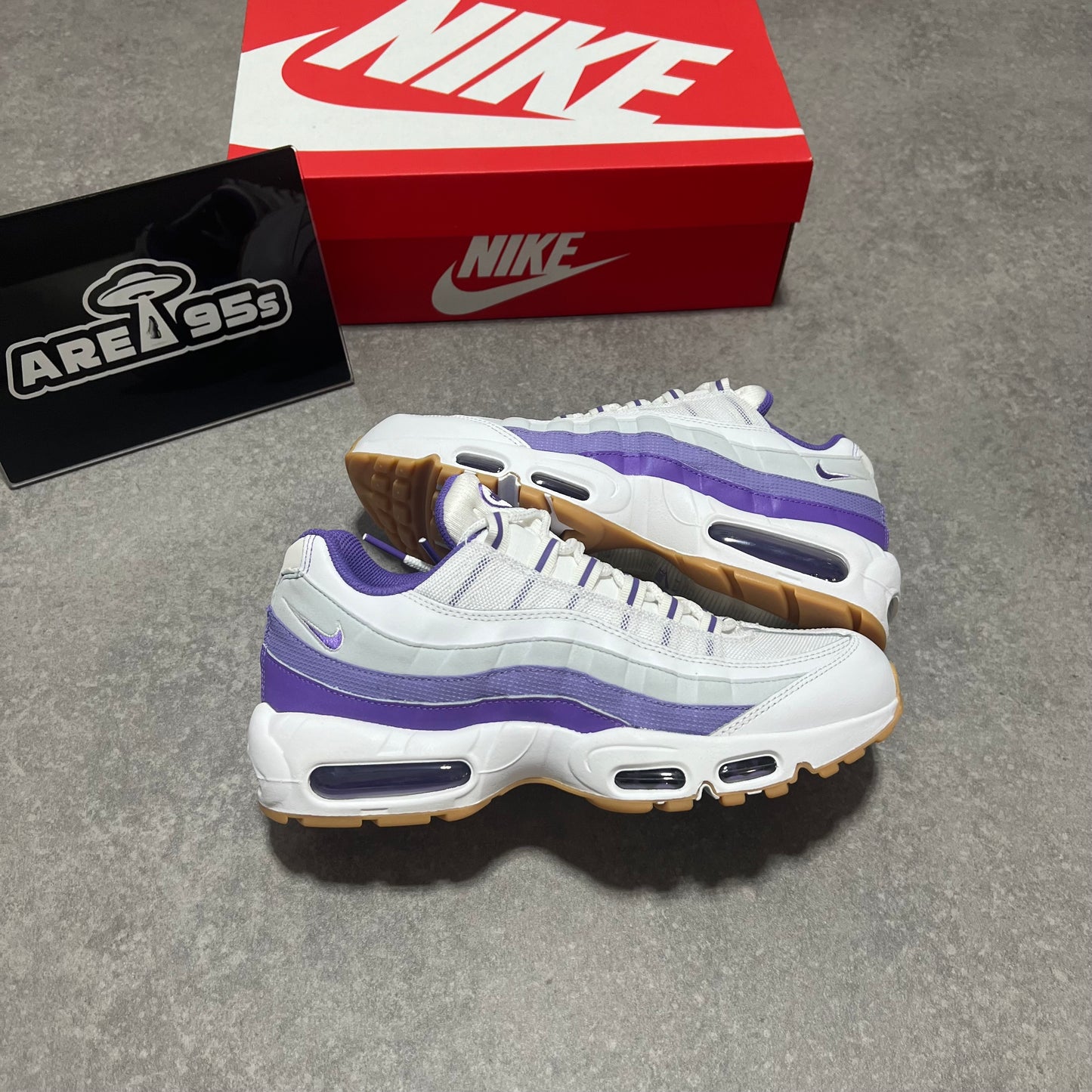 Airmax 95 White Space Purple Gum