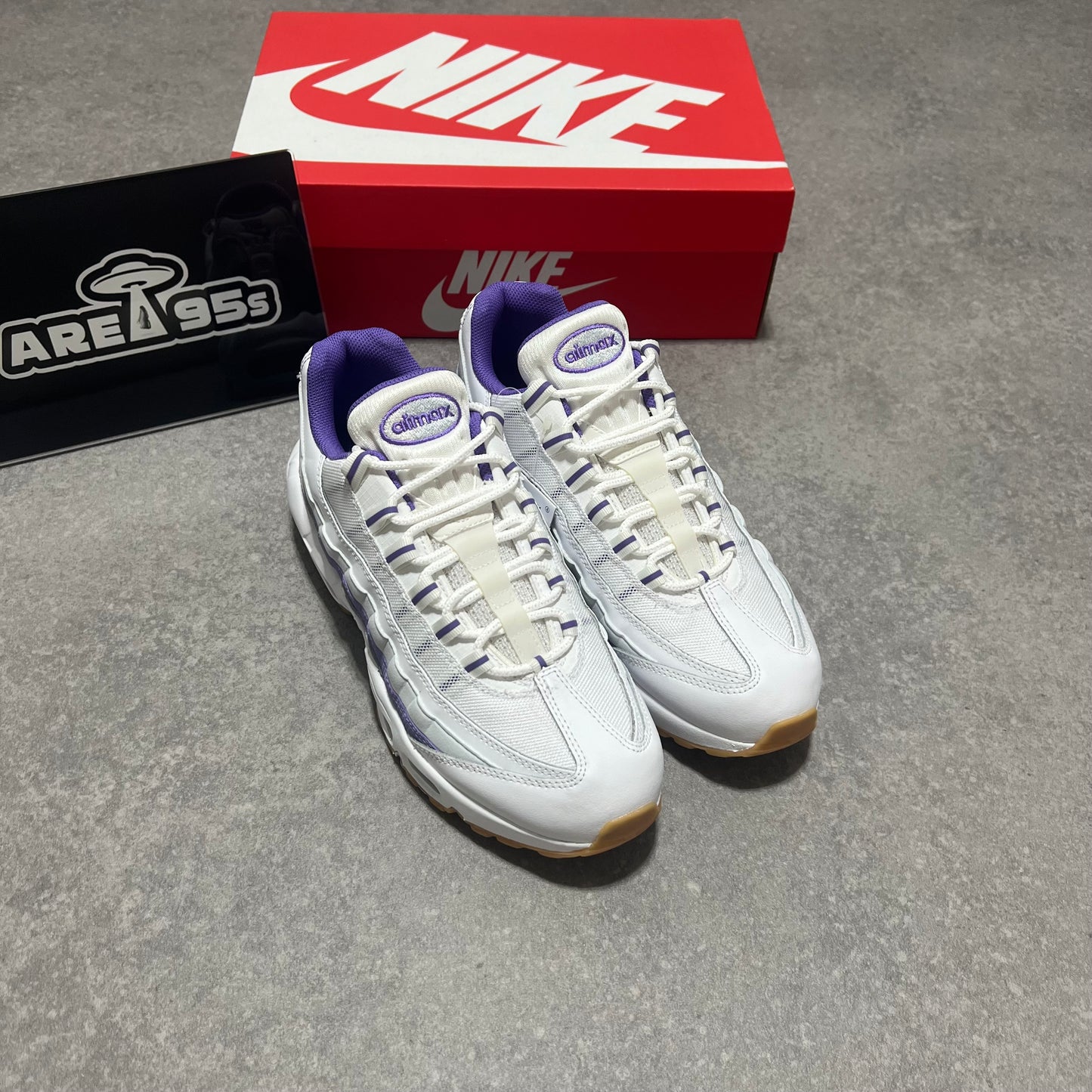 Airmax 95 White Space Purple Gum