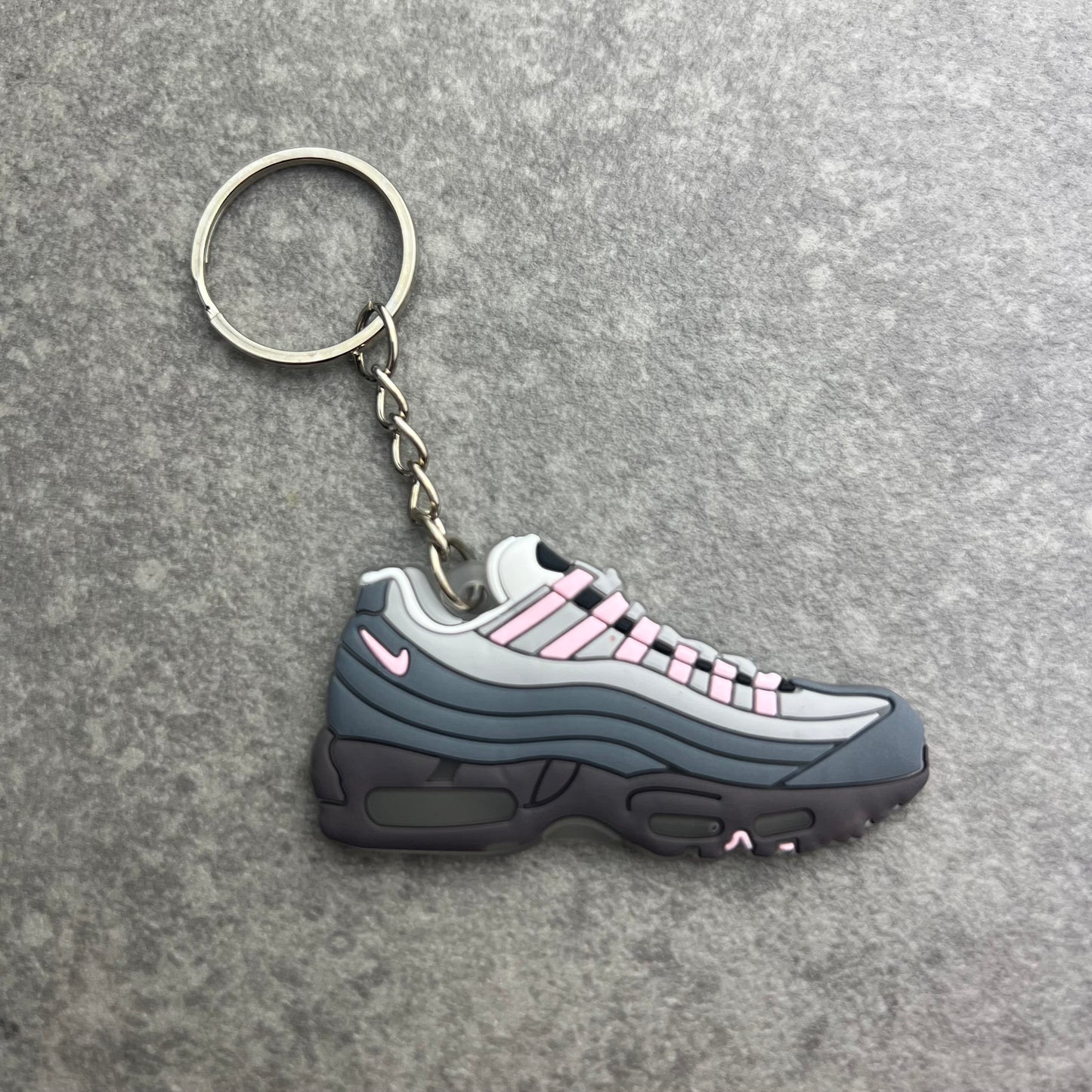 2D Pink Foam Keyring