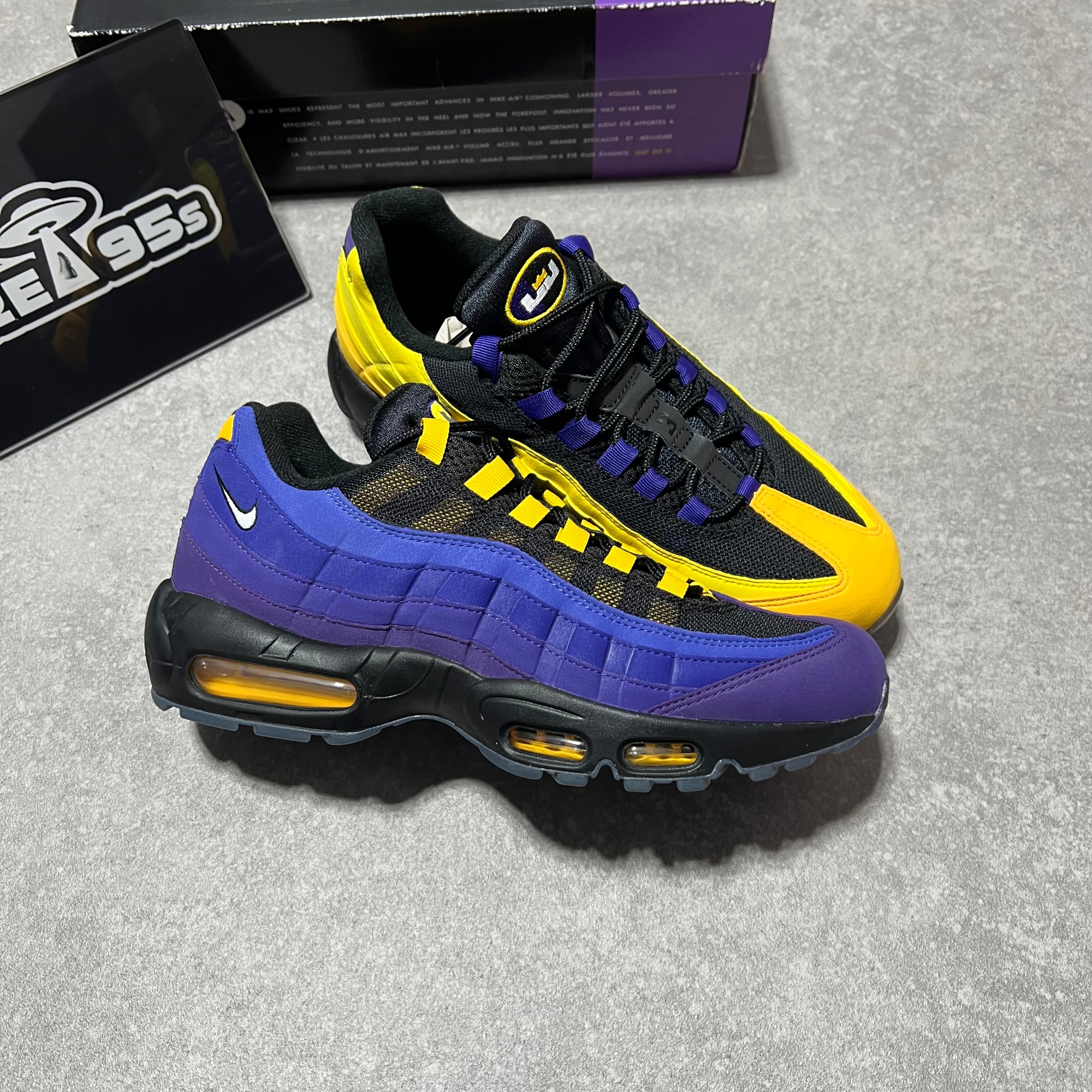 Airmax 95 NRG Lebron Lakers    UK8.5