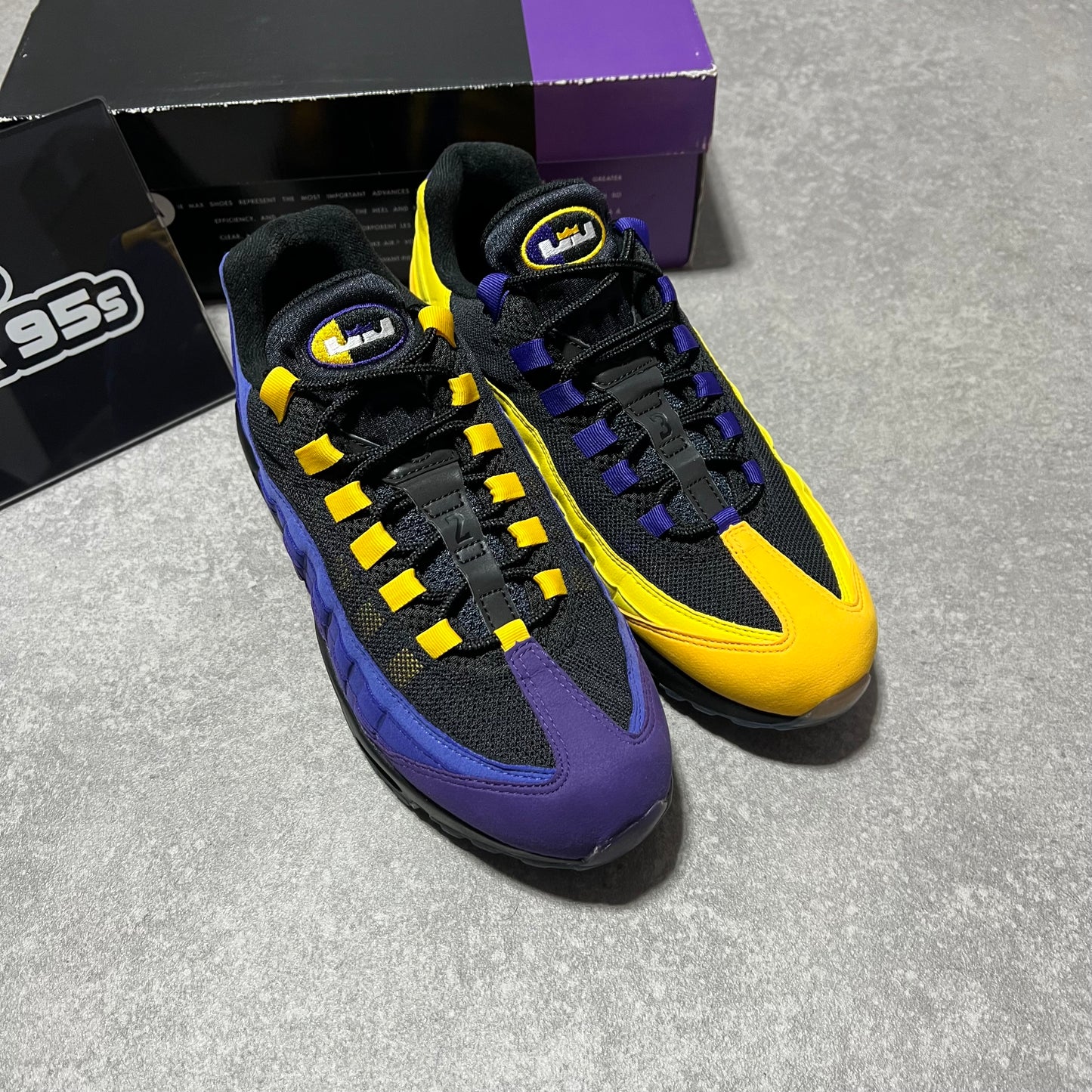 Airmax 95 NRG Lebron Lakers    UK8.5