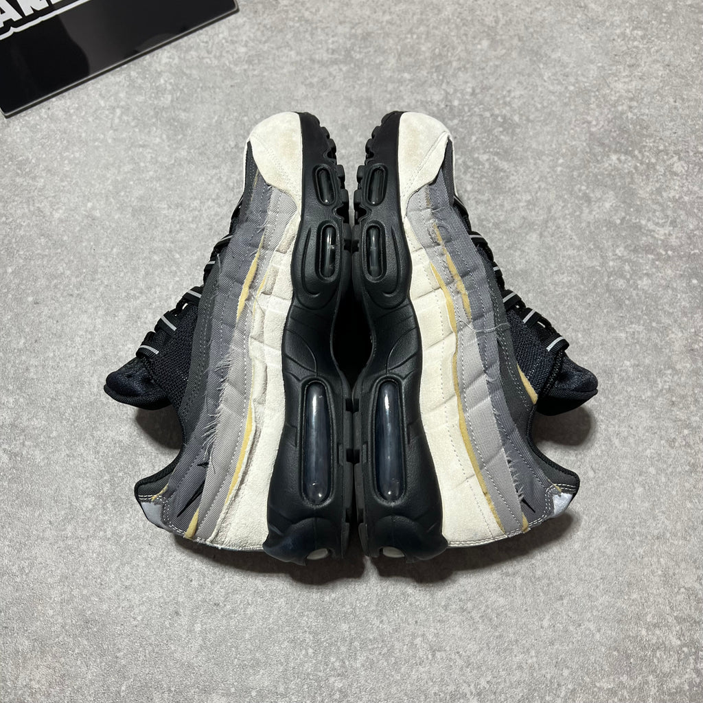 Airmax 95 Comme des Garcons Black Grey    UK9