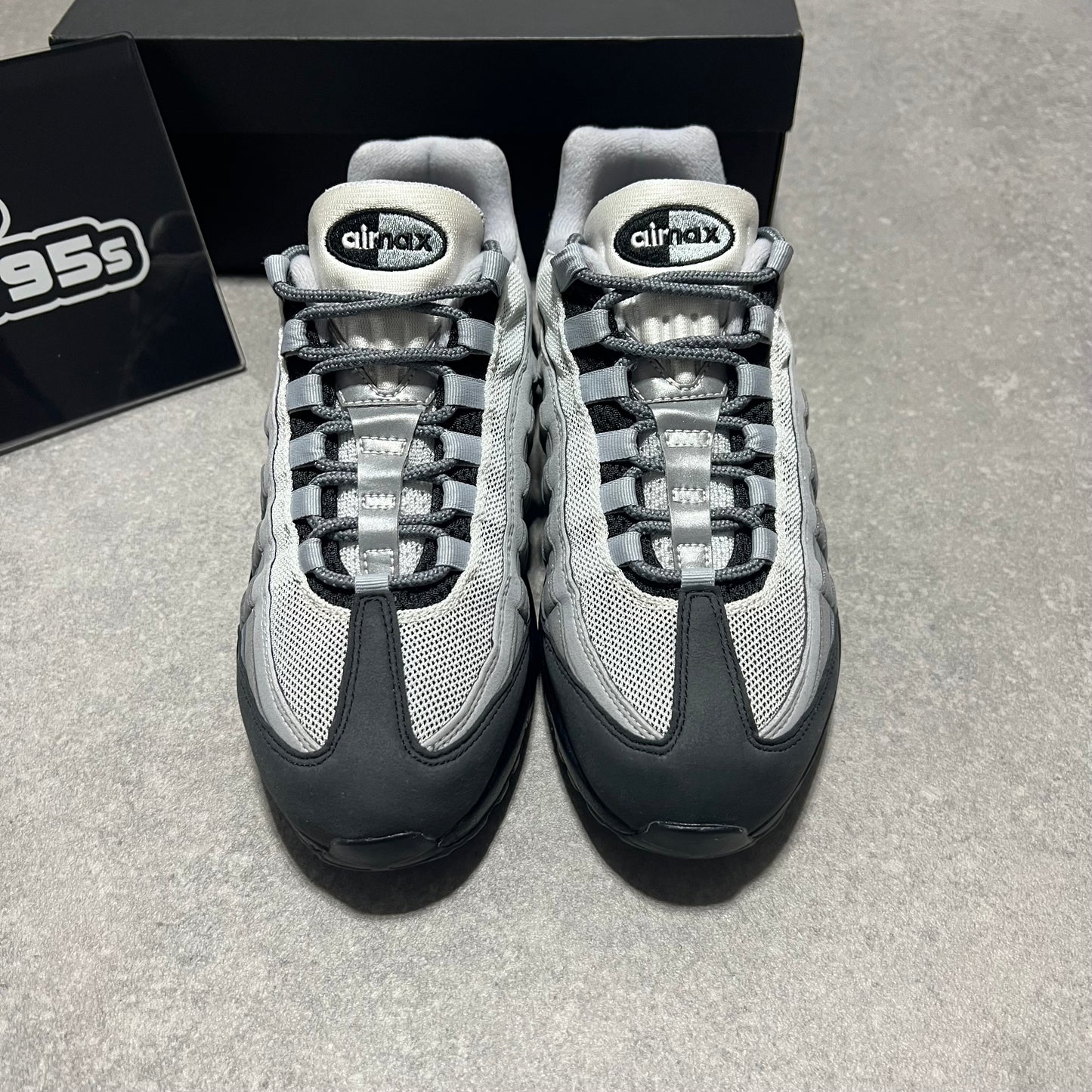 Airmax 95 Nike ID Grey Gradient        UK7