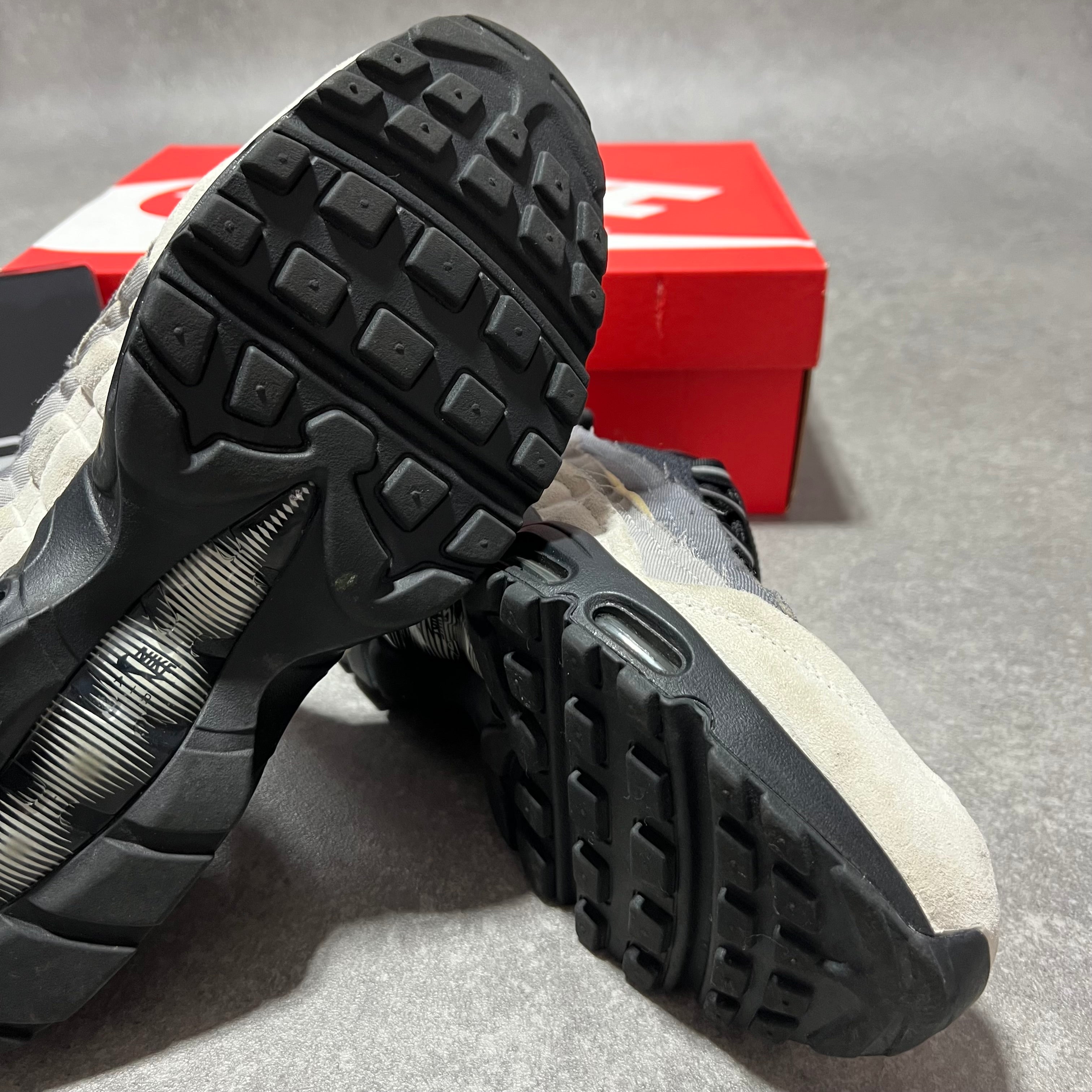 Airmax 95 Comme des Garcons Black Grey    UK9