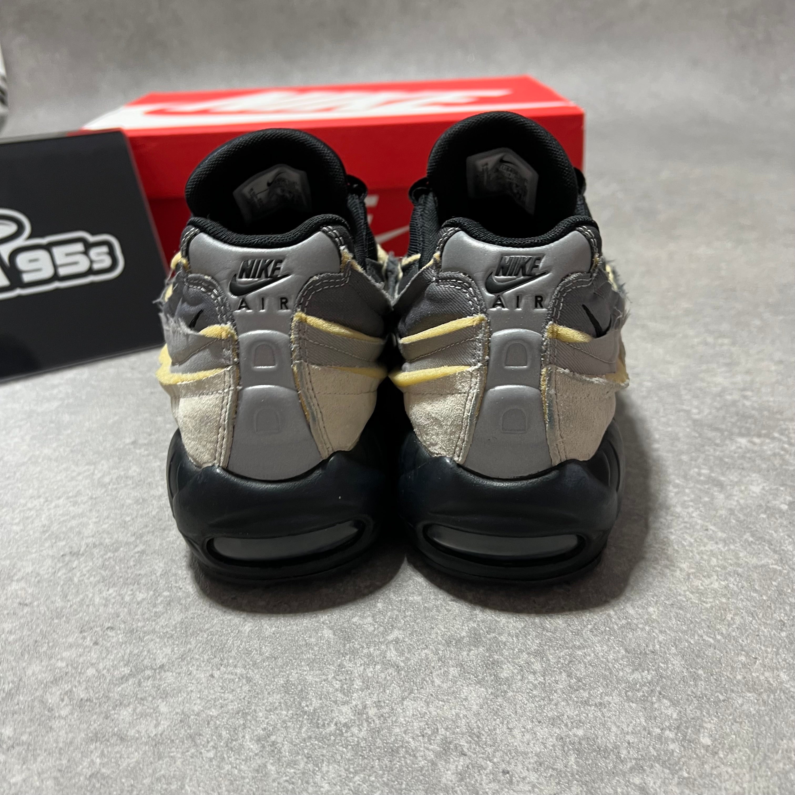 Airmax 95 Comme des Garcons Black Grey    UK9