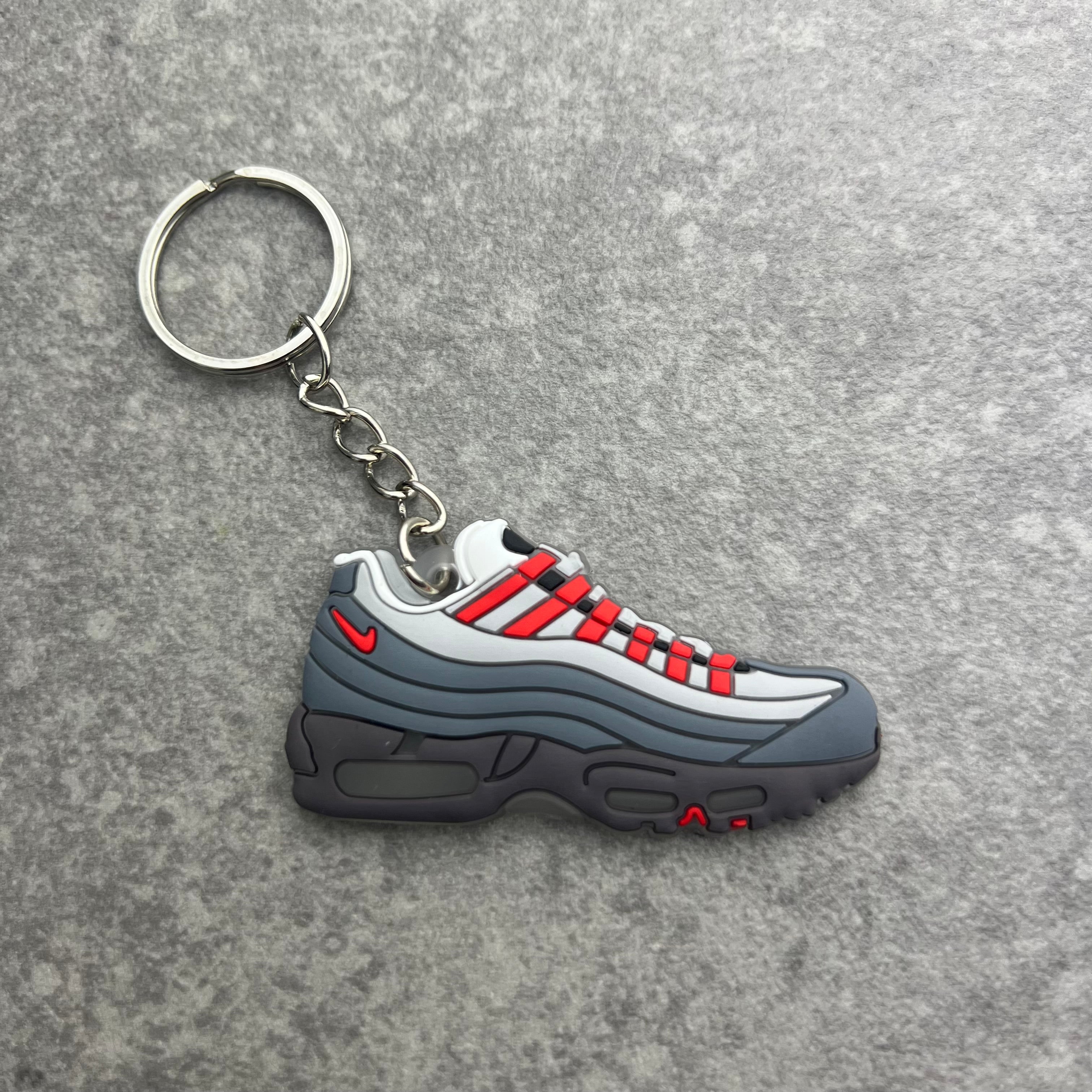 2D Solar Red Keyring